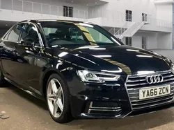 Black Used 2017 Audi A4 S-Line Sedan | £11,495 (Fair price)