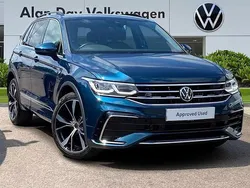 Blue Used 2021 VW Tiguan R-line SUV | £25,995 (Fair price)