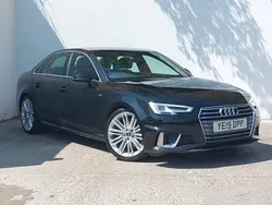 Black Used 2019 Audi A4 S-Line Sedan | £18,998 (Fair price)