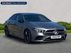 Grey Used 2019 Mercedes A35 AMG Premium Sedan | £23,995 (Fair price)
