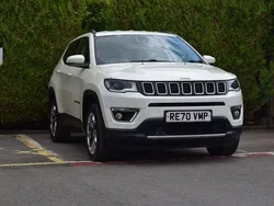 White Used 2020 Jeep Compass Limited SUV | £14,690 (Fair price)