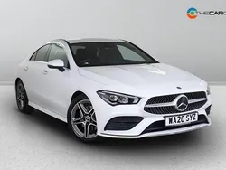 White Used 2020 Mercedes CLA200 AMG line Coupe | £22,290 (Good price)