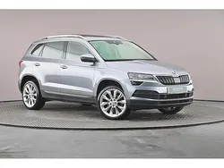 Business grey metallic Used 2021 Skoda Karoq SUV | £22,640 (Fair price)