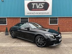 Black Used 2019 Mercedes C300 AMG Line Premium Cabriolet | £18,984 (Fair price)