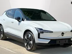 Special metallic crystal white New 2025 Volvo EX30 Ultra SUV | £31,940 (Good price)