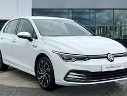 White Used 2021 VW Golf VIII Style Hatchback | £17,522 (Fair price)