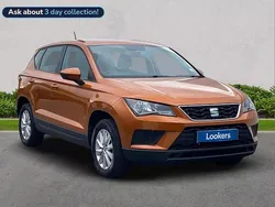 Orange Used 2017 Seat Ateca Ecomotive SUV | £8,490 (Good price)