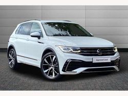 Pure white Used 2021 VW Tiguan R-line SUV | £31,495 (Expensive)