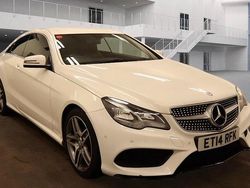 White Used 2014 Mercedes E200 AMG Coupe | £7,995 (Good price)