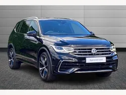 Black Used 2025 VW Tiguan Allspace R-line SUV | £36,795 (Expensive)