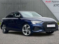Blue Used 2024 Audi A3 Black Edition Sedan | £28,600 (Fair price)
