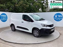 White Used 2021 Peugeot Partner Van | £9,495 (Fair price)