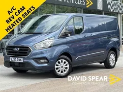 Blue Used 2023 Ford Transit Custom Limited Van | £19,990 (Good price)