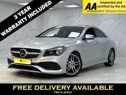Silver Used 2018 Mercedes CLA180 AMG line Sedan | £16,495 (Fair price)