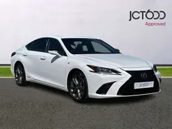 White Used 2020 Lexus ES300H Sport Line Sedan | £25,000 (Fair price)
