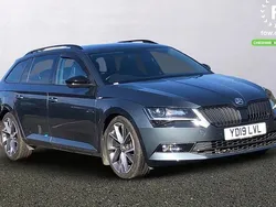Grey Used 2019 Skoda Superb SportlinePlus Estate | £22,799 (Fair price)