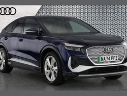 Blue Used 2024 Audi Q4 Sportback e-tron S-Line SUV | £33,757