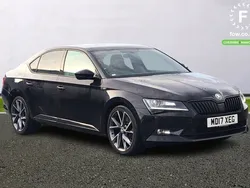 Black Used 2017 Skoda Superb SportLine Hatchback | £15,699 (Fair price)