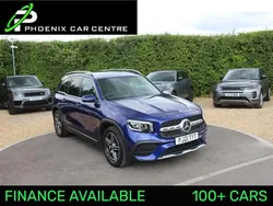 Galaxy blue metallic Used 2021 Mercedes GLB200 AMG line SUV | £23,995 (Fair price)
