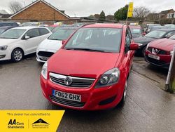 Red Used 2012 Vauxhall Zafira MPV | £2,995 (Fair price)