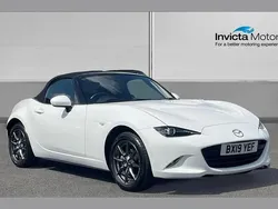 White Used 2019 Mazda MX5 Cabriolet | £14,999 (Good price)