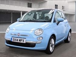 Blue Used 2014 Fiat 500 Lounge Hatchback | £5,495 (Good price)