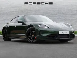 Green Used 2025 Porsche Taycan Sedan | £89,990 (A bit pricey)