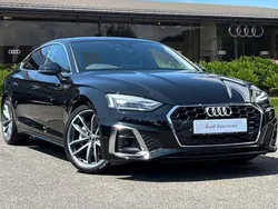 Black Used 2024 Audi A5 Sportback S-Line Hatchback | £31,200 (Fair price)