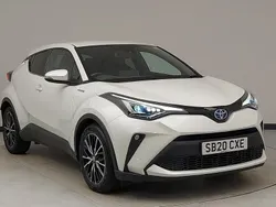 White Used 2020 Toyota C-HR SUV | £18,998 (Fair price)