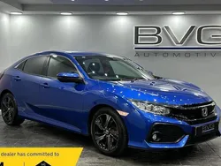 Blue Used 2017 Honda Civic SR Hatchback | £11,494 (Fair price)