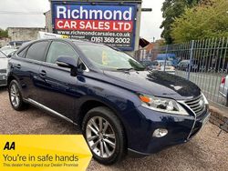 Blue Used 2014 Lexus RX450h SUV | £8,995 (Fair price)
