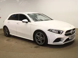White Used 2018 Mercedes A200 AMG Line Premium Hatchback | £13,990 (Fair price)