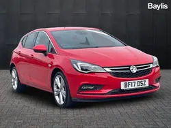 Red Used 2017 Vauxhall Astra SRi Hatchback | £9,595 (Fair price)