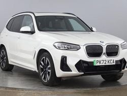 White Used 2022 BMW iX3 M Sport SUV | £27,490 (Fair price)