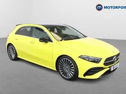 Yellow Used 2024 Mercedes A200 AMG Line Premium Plus Hatchback | £27,549 (Expensive)
