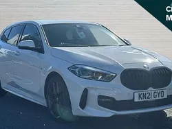 White Used 2021 BMW 120 M Sport Hatchback | £20,214 (Fair price)