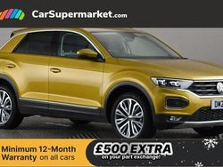 Yellow Used 2021 VW T-Roc SEL SUV | £19,997 (Good price)