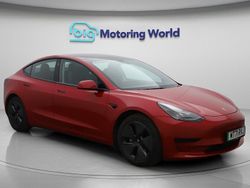 Red Used 2021 Tesla Model 3 Standard Range Sedan | £18,100 (Fair price)
