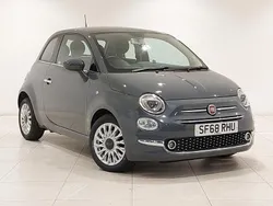 Grey Used 2018 Fiat 500 Lounge Hatchback | £7,498 (Fair price)