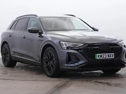 Grey Used 2023 Audi Q8 e-tron Black Edition SUV | £41,631 (Good price)