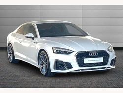 White Used 2022 Audi A5 S-Line Coupe | £25,850 (Fair price)