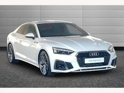 White Used 2022 Audi A5 S-Line Coupe | £25,995 (Fair price)