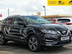 Black Used 2018 Nissan Qashqai N-Connecta SUV | £12,495 (Fair price)
