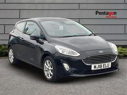 Shadow black Used 2018 Ford Fiesta Zetec Hatchback | £8,180 (Fair price)