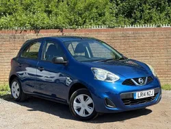 Blue Used 2014 Nissan Micra Visia Hatchback | £4,650 (Fair price)