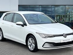 White Used 2021 VW Golf VIII Life Hatchback | £15,619 (Fair price)