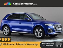 Blue Used 2021 Audi Q5 S-Line SUV | £26,276 (Fair price)