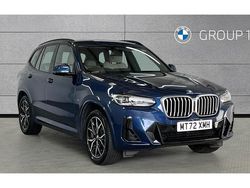 Phytonic blue Used 2022 BMW X3 M Sport SUV | £35,150 (Fair price)