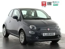 Grey Used 2021 Fiat 500 Lounge Hatchback | £9,899 (Fair price)