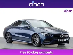 Blue Used 2022 Mercedes CLA35 AMG Coupe | £28,749 (Fair price)